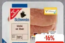 Edeka Frischemarkt Gut & Günstig Schweine-Schnitzel Angebot