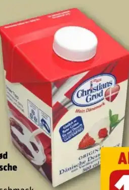 REWE Center Christians Grød Original Dänische Dessertsauce Angebot