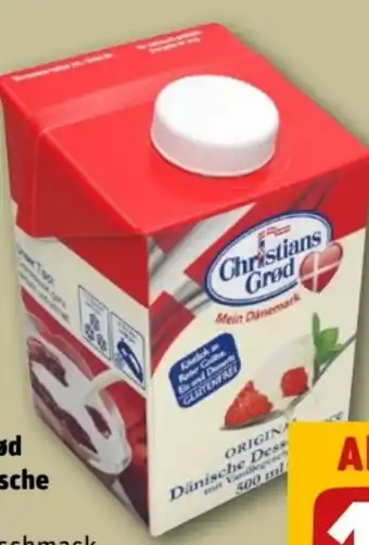 REWE Center Christians Grød Original Dänische Dessertsauce Angebot