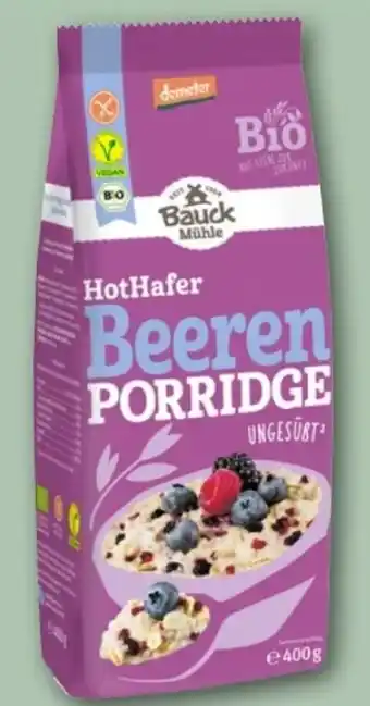 REWE Center Bauck Mühle Bio Porridge Angebot