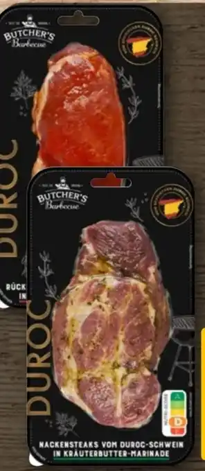 REWE Butcher’s Barbecue Duroc-Schwein Steaks Angebot