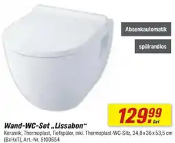toom Baumarkt Wand-WC-Set „Lissabon“ Angebot