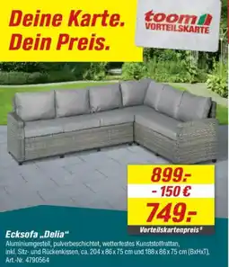 toom Baumarkt Ecksofa „Delia" Angebot