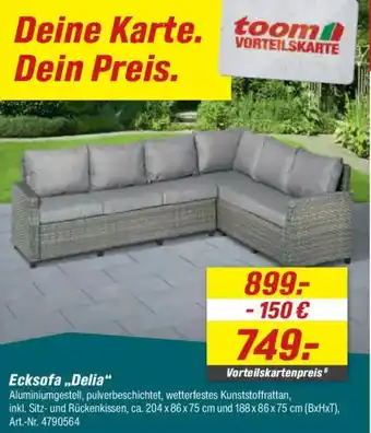 toom Baumarkt Ecksofa „Delia" Angebot