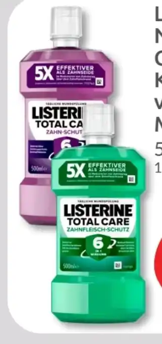 Budni Listerine Total Care Mundspülung Angebot