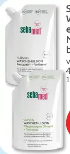 Budni Sebamed Flüssige Waschemulsion Nachfüllbeutel Angebot