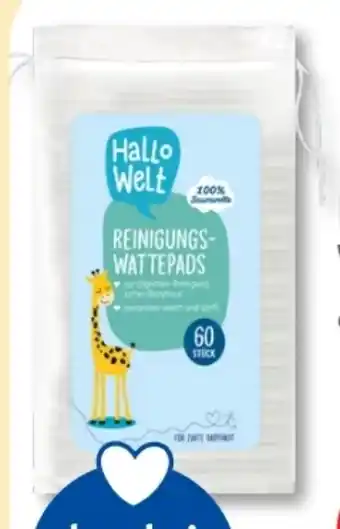 Budni Hallo Welt Reinigungs-Wattepads Angebot
