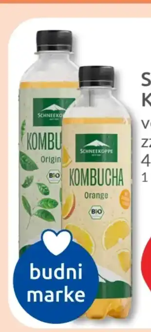 Budni Schneekoppe Kombucha Original Angebot