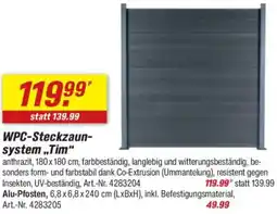 toom Baumarkt WPC-Steckzaunsystem ,,Tim" Angebot