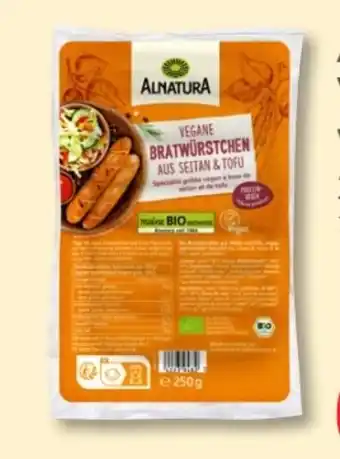 Budni Alnatura Bio Vegane Bratwürstchen Angebot