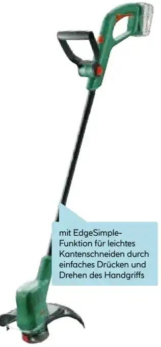 Hellweg Bosch Akku-Rasentrimmer EasyGrassCut 18 Solo Angebot