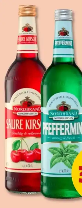 PENNY Nordbrand Nordhausen Pfefferminz Likör Angebot