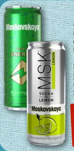 nahkauf Moskovskaya MSK Vodka & Lemon Angebot