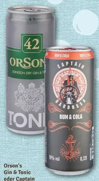 nahkauf Orson's Gin & Tonic Angebot