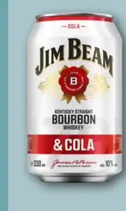 REWE Jim Beam Kentuckey Straight Bourbon Whiskey & Cola Angebot