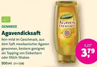 Biomarkt DENNREE Agavendicksaft Angebot