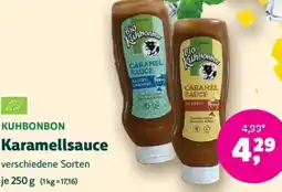 Biomarkt KUHBONBON Karamellsauce Angebot