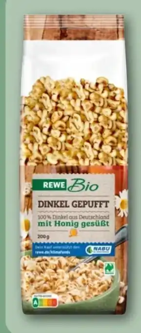 REWE Rewe Bio Dinkel gepufft Angebot