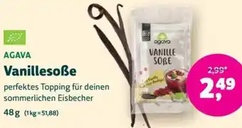 Biomarkt AGAVA Vanillesoẞe Angebot