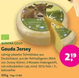 Biomarkt AURORA GOLD Gouda Jersey Angebot