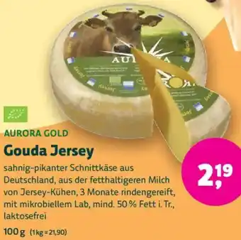 Biomarkt AURORA GOLD Gouda Jersey Angebot