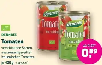 Biomarkt DENNREE Tomaten Angebot