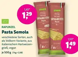 Biomarkt RAPUNZEL Pasta Semola Angebot