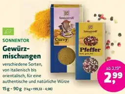 Biomarkt SONNENTOR Gewürzmischungen Angebot