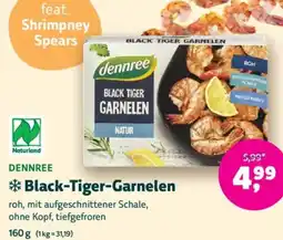 Biomarkt DENNREE Black-Tiger-Garnelen Angebot