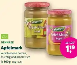 Biomarkt DENNREE Apfelmark Angebot