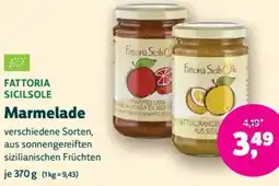 Biomarkt FATTORIA SICILSOLE Marmelade Angebot