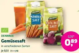 Biomarkt DENNREE Gemüsesaft Angebot