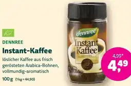 Biomarkt DENNREE Instant-Kaffee Angebot