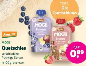Biomarkt demeter MOGLI Quetschies Angebot