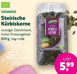 Biomarkt DENNREE Steirische Kürbiskerne Angebot