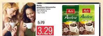 Marktkauf Melitta Gemahlener Bohnenkaffee 500g Angebot