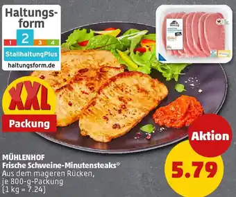 PENNY MÜHLENHOF Frische Schweine-Minutensteaks Angebot