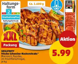 PENNY GRILLPARTY Frische Schweine-Nackensteaks Angebot