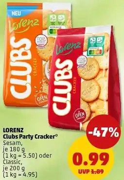 PENNY LORENZ Clubs Party Cracker Angebot
