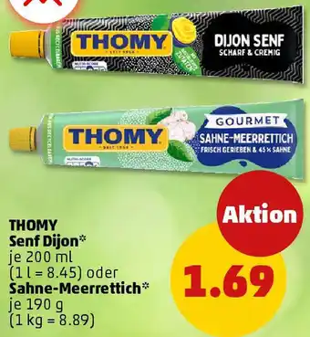 PENNY THOMY Senf Dijon oder Sahne-Meerrettich Angebot