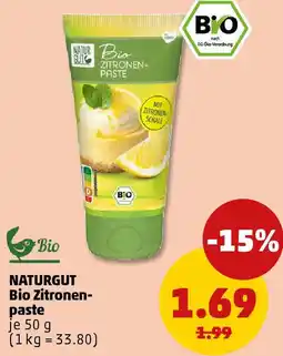 PENNY NATURGUT Bio Zitronenpaste Angebot