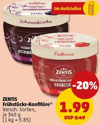 PENNY ZENTIS Frühstücks-Konfitüre Angebot