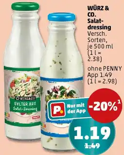 PENNY WÜRZ & CO. Salatdressing Angebot