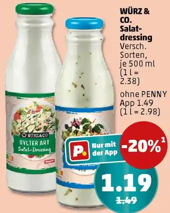 PENNY WÜRZ & CO. Salatdressing Angebot