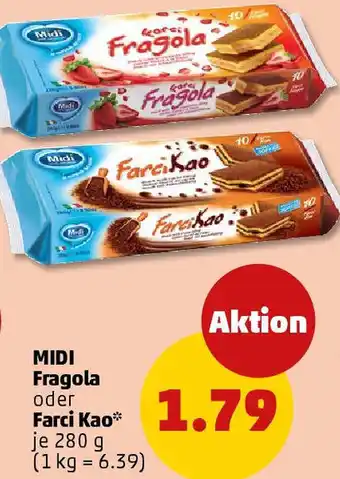PENNY MIDI Fragola oder Farci Kao Angebot