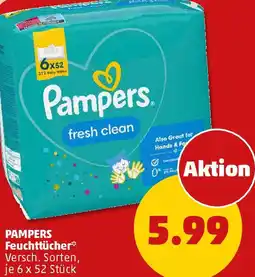 PENNY PAMPERS Feuchttücher Angebot