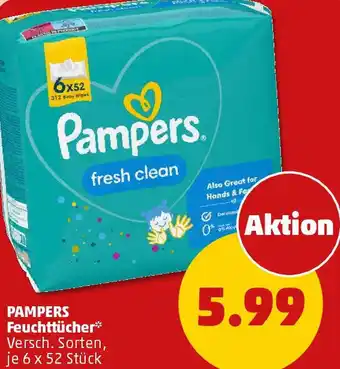 PENNY PAMPERS Feuchttücher Angebot