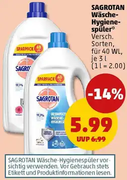 PENNY SAGROTAN Wäsche Hygienespüler Angebot