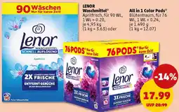 PENNY LENOR Waschmittel oder All in 1 Color Pods Angebot