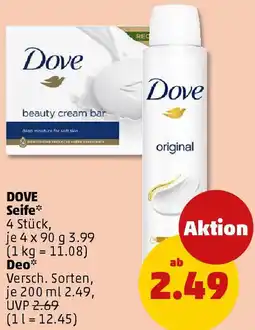 PENNY DOVE Seife oder Deo Angebot
